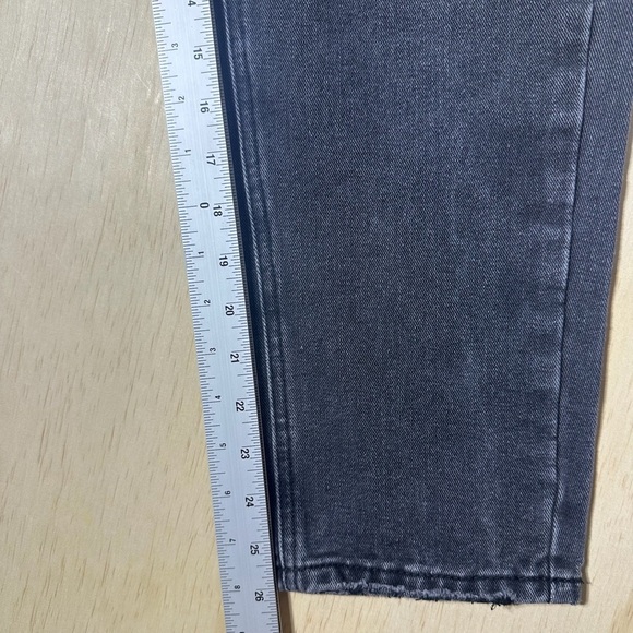 Nasty Gal Collection Black Wash Distressed Jeans Size 38 - Picture 6 of 11